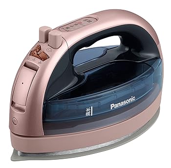 【中古】パナソニック コードレススチームWヘッドアイロン ピンクゴールド NI-WL607-PN