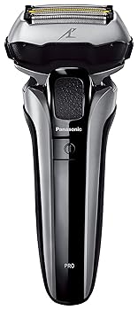 【中古】(非常に良い)パナソニック ラムダッシュPRO メンズシェーバー 5枚刃 充電中でも剃れる シルバー ES-LV5J-S