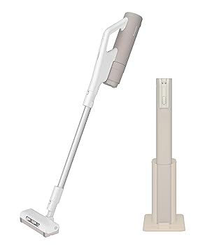 【中古】(人並み外れたに好いたらしい)パナソニック セパレート型コードレス突っ支い棒掃き出す機 MC-NX810KM-W 白いこと マイクロミスト からまない毛はらい LED点火装置