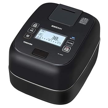 【中古】(非常に良い)東芝 真空圧力IHジャー炊飯器（5.5合炊き） グランブラックTOSHIBA 炎匠炊き RC-10ZWP-K