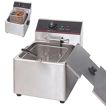 【中古】(非常に良い)電気フライヤー FL-DS8 ミニフライヤー 卓上フライヤー 厨房機器 フライヤー ミニフライヤー 揚げ物 調理器具 家庭用 業務用 (FL-DS8(8L・一槽|GoodLifeStore