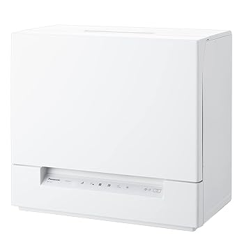 【中古】(非常に良い)パナソニック 食器洗い洗浄機 スリムサイズ ホワイト NP-TSK1-W