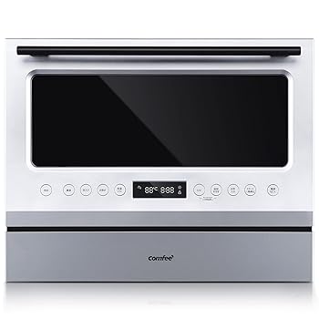 【中古】COMFEE\u0027 食洗機 工事不必要 4-5人用 大静電容量 UV除菌 自動小銃水 静音 液晶書きあらわす タイマー積み上げる 節電 折り畳み水井戸釣瓶付き添い人 食器洗いかわき切る機 食器洗いもの機