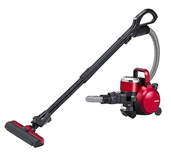 【中古】東芝 洗い濯ぎ機 低気圧 キャニスター型洗浄剤 吊りひも式 軽さパウダーコンパクト トルネオV VC-SG930X(R) グランレッド