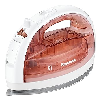 【中古】(非常に良い)パナソニック コードレススチームWヘッドアイロン ピンクベージュ NI-WL407-P|GoodLifeStore