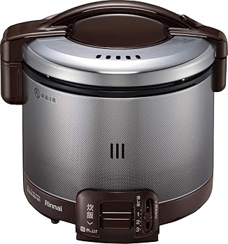 【中古】(非常に良い)リンナイ こがまるガス炊飯器「0.54L(0.5～3合)」ダークブラウン (13A) RR-030FS_A__DB__13A_｜GoodLifeStore 24,136円