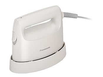 【中古】パナソニック 衣類スチーマー パワフルスチーム コンパクト 軽量 プレスもできる2WAY 脱臭 除菌 アイボリー NI-FS430-C