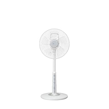【中古】(非常に良い)三菱電機 リビング扇風機 静音 風量3段階 AC扇 スマート収納 省エネ マイコン式 ピュアホワイト R30J-MC-W