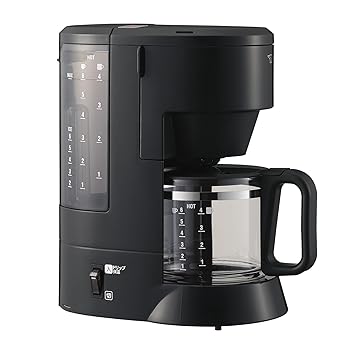 【中古】象印マホービン コーヒーメーカー 6杯用 ブラック EC-MA60-BA