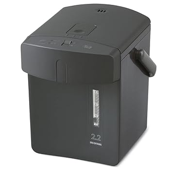 【中古】アイリスオーヤマ 灯し火ポット 2.2リッター 仕組み式 黒いこと IMHD-222-B