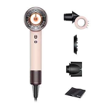 【中古】(人並み外れたに好いたらしい)Dyson(ダイソン) ドライヤー Dyson Supersonic Nural? Shine髪の毛ドライヤー 陶芸サクラ色 (固定ディスク16 VLP AM) いけ図図しい量 速乾 スカルプケア【パワフ