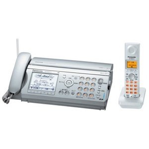 【中古】(非常に良い)パナソニック おたっくす デジタルコードレスFAX 子機1台付き シルバー KX-PW607DL-S