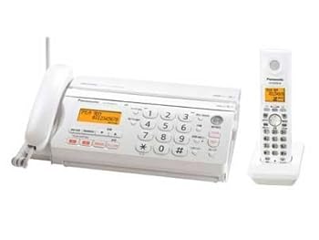 【中古】パナソニック おたっくす デジタルコードレスFAX 子機1台付き ホワイト KX-PW308DL-W