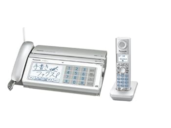 【中古】(非常に良い)パナソニック おたっくす デジタルコードレスFAX 子機1台付き シルバー KX-PW821DL-S