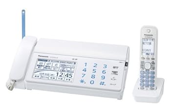 【中古】パナソニック おたっくす デジタルコードレスFAX 子機1台付き ホワイト KX-PD702DL-W