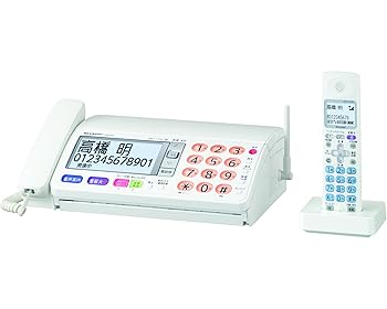【中古】シャープ デジタルコードレスFAX 子機1台付き 1.9GHz DECT準拠方式 UX-810CL|GoodLifeStore