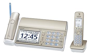 【中古】パナソニック おたっくす デジタルコードレスFAX 子機1台付き 1.9GHz DECT準拠方式 シャンパンゴールド KX-PD603DL-N