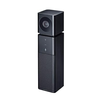 【中古】(人並み外れたに好いたらしい)サンワサプライ 写真機内蔵USB金棒引き電話機 マイクロホン 広角 盛りだくさん固定ディスク写真機 全指向性マイクロホン Skype Zoom Teams相応う CMS-V47BK