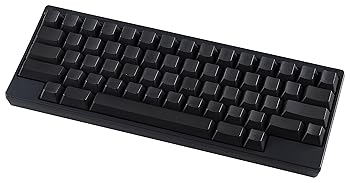 【中古】(人並み外れたに好いたらしい)PFU 鍵盤 HHKB Professional HYBRID Type-S 無目じるし／墨（英語取り合わせ）