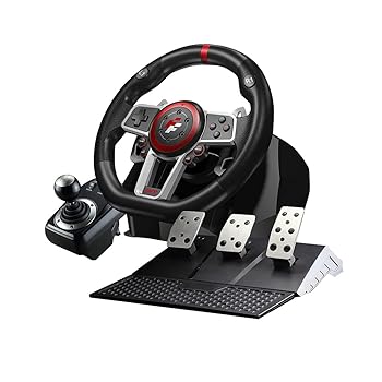 【中古】FLASHFIRE SUZUKA WHEEL 900R レーシングホイール　ハンドルコントローラー 日本語説明書 ES900R｜GoodLifeStore 77,792円