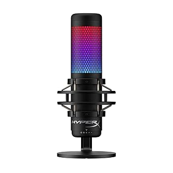 【中古】(非常に良い)HyperX QuadCast S スタンドアロンマイク RGBライティング ストリーマー/コンテンツクリエーター/ゲーマー向け/PC,PS4使用可能 HMIQ1S-XX-RG/G｜GoodLifeStore