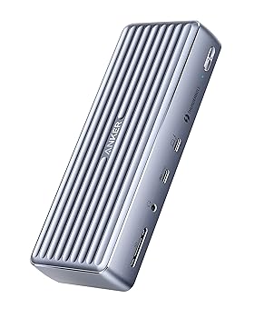 【中古】(非常に良い)Anker PowerExpand Elite 12-in-1 Thunderbolt 4 Dock (APEX) ドッキングステーション 8K 90W出力 USB PD 対応 USB-C 4K HDMIポート USB-A 3.1 G