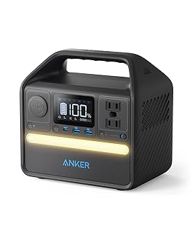 【中古】Anker 521 Portable Power Station (PowerHouse 256Wh) ポータブル電源 小型 軽量 定格300W AC2ポート 長寿命10年 リン酸鉄 防災安全協会推奨|GoodLifeStore