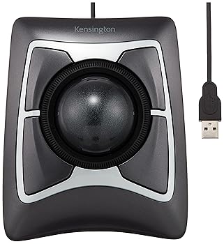 【中古】(非常に良い)Kensington ケンジントン USB エキスパートマウス K64325JP ブラック
