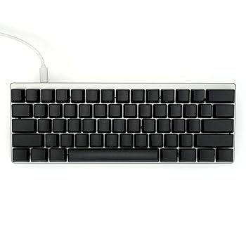 【中古】(非常に良い)Vortexgear メカニカル キーボード Vortex10 英語US配列/61キー ホットスワップ対応 CHERRY MXRGB 静音赤軸 VTG10ACHRASRD