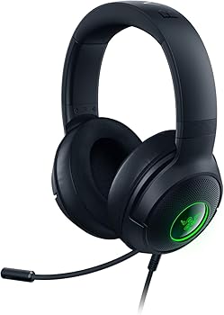 【中古】Razer(レイザー) Kraken V3 X アップグレードモデル 長時間のプレイでも快適な有線ゲーミングヘッドセット USB接続 軽量280g 7.1 サラウンドサウ