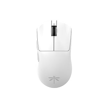 【中古】(非常に良い)VGN ワイヤレス ゲーミングマウス Dragonfly F1 Pro Max White 軽量 55グラム Pixart PAW3395 最大130時間動作 無線有線両対応｜GoodLifeStore 15,199円