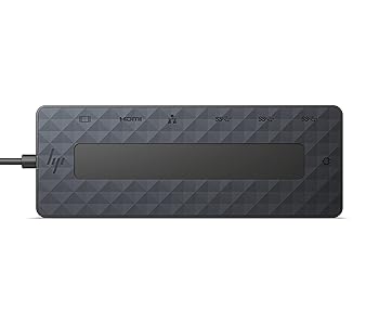 【中古】HP ユニバーサル USB-C マルチポートハブ 最大65W USB-C PD パワーパススルー対応 4Kデュアル出力対応 HDMI2.0ポートx1 DisplayPort 1.2x1 RJ-45