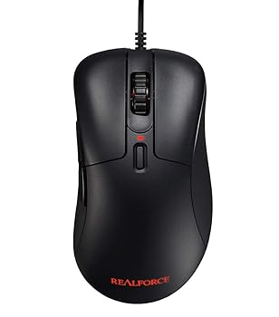 【中古】(非常に良い)東プレ 静電容量無接点方式スイッチ搭載 6ボタン ゲーミングマウス REALFORCE MOUSE ブラック RFM01U11