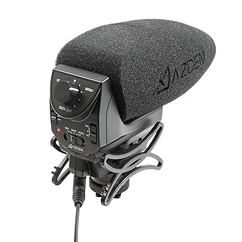 【中古】(人並み外れたに好いたらしい)AZDEN SMX-30V ステレオ/モノラル練り合わせる能力のある映像媒体マイクロホン