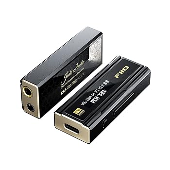 【中古】(人並み外れたに好いたらしい)FiiO KA5 FIO-KA5-B 受話器 アンプリファイアー フィーオ CS43198 USB Type-C 4.4粍 平衡にする 3.5粍 シングル コンパクトデジタルカメラ-TV・オーディオ・カメラ-デジタルカメラ
