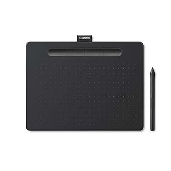 【中古】 ワコム ペンタブレット Wacom Intuos Medium ベーシックお絵かきソフトウェア 黒 Androidにも対応 データ CTL-6100/K1