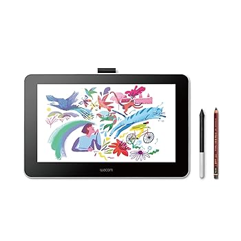 【中古】ワコム 13.3in 液晶書き込み経口避妊薬 液溜め桶 Wacom One クランク容器に並べる ACK44628D 白いこと