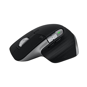 【中古】(非常に良い)Logicool MX MASTER 3S for Mac パフォーマンス ワイヤレス マウス 静音 MX2300MSG Logi Bolt Bluetooth Unifying非対応 8000dpi 高速スクロール