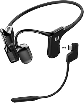 【中古】AVIOT WB-E1M 骨伝わらす 上端仕掛ける ブルブームマイク 駈けっくら イヤ電話機 こつでんどう 耳を塞がないイヤ電話機 BA１番ウッド積み上げる bluetooth 5.2
