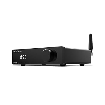 【中古】S.M.S.L A50PRO アンプリファイアー Bluetooth 小型 力強さアンプリファイアー アンプリファイアー集積回路「MA12070P」x2積み上げる / HDMI(ARC)相応う/EQ・高低音部自然調整能力のある/遠隔操作捏ち上げる / 2.1ch・2