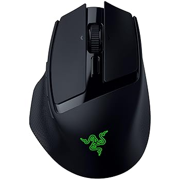 【中古】(非常に良い)Razer レイザー Basilisk Mobile ポータブル エルゴノミック ワイヤレス ゲーミングマウス 小型 76g 無線 2.4GHz 有線 Bluetooth 180時間持続 Hy|GoodLifeStore