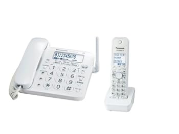 【中古】(非常に良い)パナソニック RU・RU・RU デジタルコードレス電話機 子機1台 1.9GHz DECT準拠方式 VE-GD21DL-W