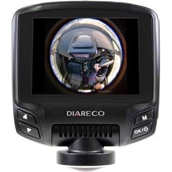 【中古】エンプレイス DIARECO ドライブレコーダー 500万画素 2.7インチ 16GB microSDHCカード 360度録画 NDR-RC360