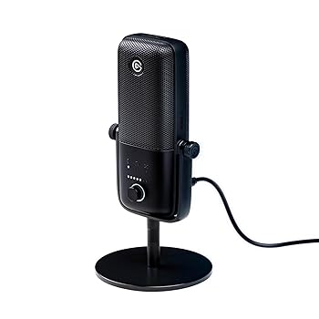 【中古】Elgato Wave:3 - 割り増し金USBコンデンサーマイクロホン, 黒いこと黒 持参、ポッドキャスト、ゲーミング、および老人ホーム執務室当て嵌める, 無料のミキサー