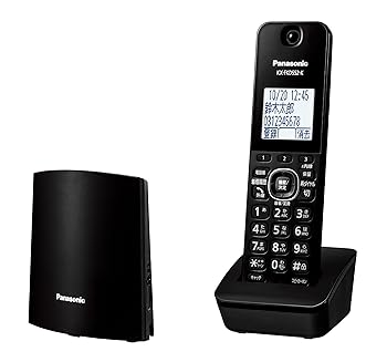 【中古】パナソニック デジタルコードレス 電話機 VE-GDL49DL-K 迷惑電話 対策機能搭載 ブラック