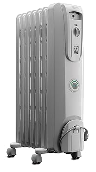 【中古】【並行輸入】DeLonghi Safeheat 1500W ComforTemp Portable Oil-Filled Radiator 暖房器