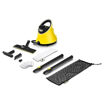 【中古】K?rcher Dampfreiniger SC 2 Deluxe EasyFix (Fl?chenleistung je Tankf?llung: ca. 75 m?, Aufheizzeit: 6.5 時間, leicht und kompakt, LED