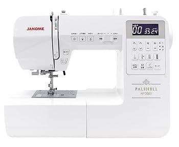 【中古】(非常に良い)ジャノメ パルシェルシリーズ コンピューターミシン [NP3000] 金属 ホワイト 94,622円