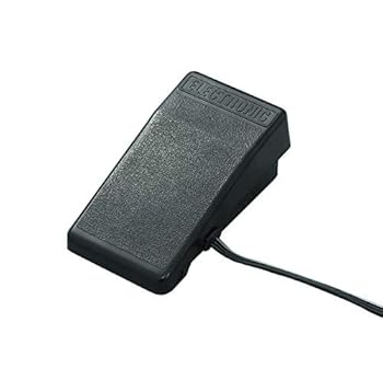 【中古】ジャノメ純正電子ミシン用フットコントローラー(黒色・丸3ピンプラグ)プラグ縦26ミリ横12ミリ|GoodLifeStore