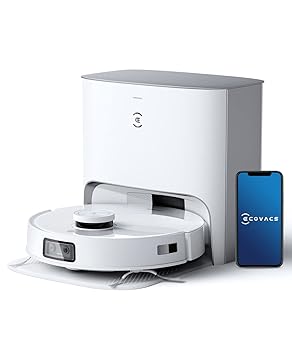 【中古】 ECOVACS (エコバックス) T10 PLUS 人造人間洗い濯ぎ機 自動小銃ゴミ取りあつめる 豪然たる吸いつける OZMO PRO 3.0水拭き AIVI 3.0差しさわり物くぐり抜ける取り合わせ 高明確さ1価関数機